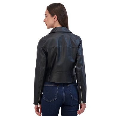 Junior's Sebby Faux Leather Moto Jacket