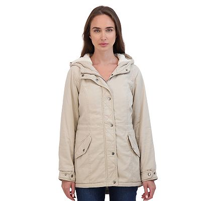 Hooded anorak coat online