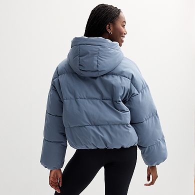 Junior's Sebby Hooded Oversized Puffer Coat