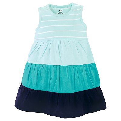 Hudson Baby Cotton Dresses Leopard Coral Mint 18-24 Months