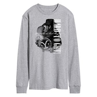 Men's Yellowstone Beth Rip Hard To Get Long Sleeve Graphic Tee