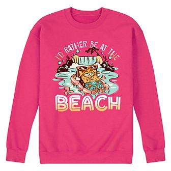 Men's SpongeBob SquarePants Beach Fleece Sweatshirt