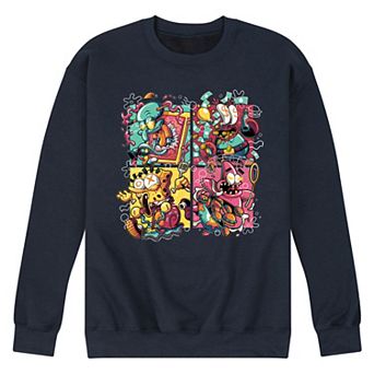 Men's SpongeBob SquarePants Krusty Fleece Sweatshirt