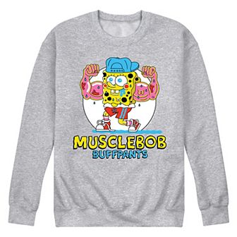 Men's SpongeBob SquarePants Musclebob Fleece Sweatshirt