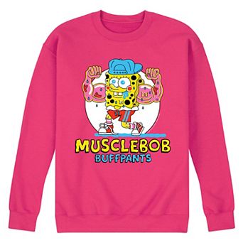 Men's SpongeBob SquarePants Musclebob Fleece Sweatshirt