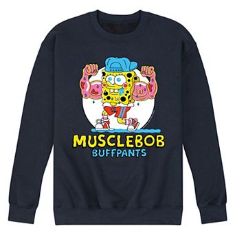 Men's SpongeBob SquarePants Musclebob Fleece Sweatshirt