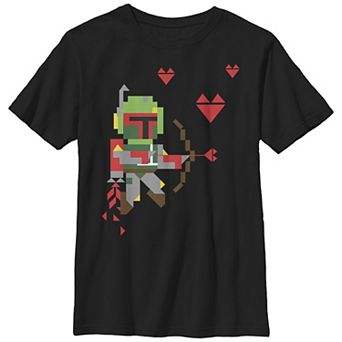 Boys Star Wars Boba Fett Cupid Graphic Tee