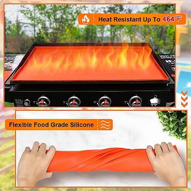 Silicone Griddle Mat Food Grade Bbq Grill Top Cover