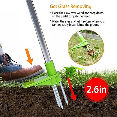 OIENTOOLS 3 Claws Weed Pulle Tool, Stand Up Weed ... - EBay