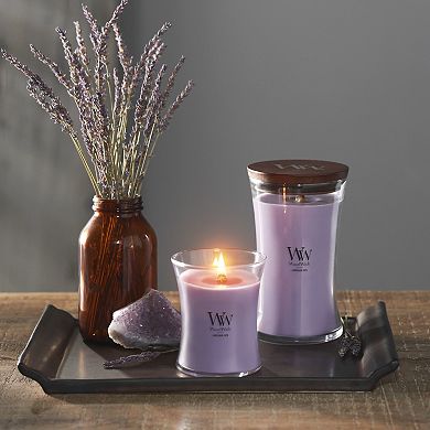 Woodwick Lavender Spa Large 21.5-oz. Single Wick Hourglass Candle