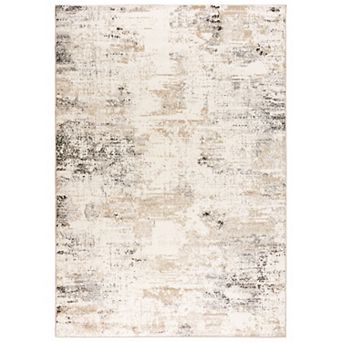 Alora Decor Liz Beige Abstract Area Rug