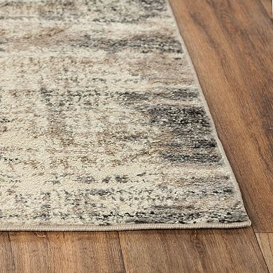 Alora Decor Liz Beige Abstract Area Rug