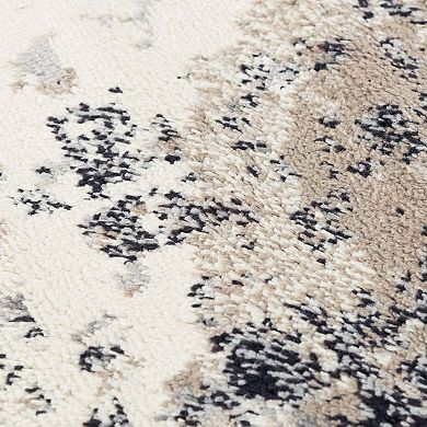Alora Decor Pia Beige Abstract Area Rug