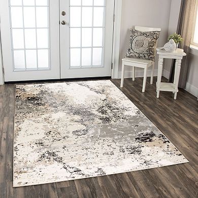 Alora Decor Pia Beige Abstract Area Rug