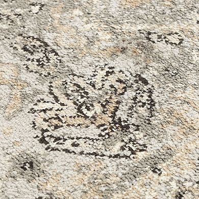 Alora Decor Aya Gray Boho Patterned Area Rug