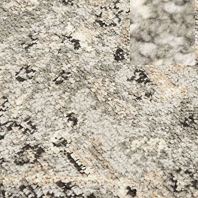 Alora Decor Aya Gray Boho Patterned Area Rug