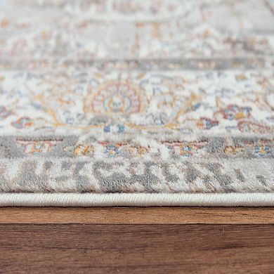 Alora Decor Joy Gray Boho Medallion Area Rug