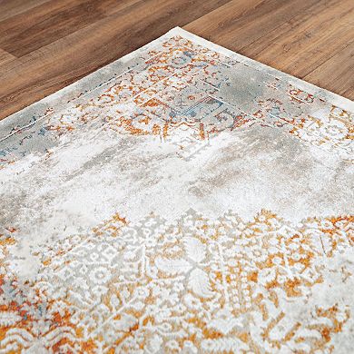 Alora Decor Sky Ivory Contemporary Boho Area Rug