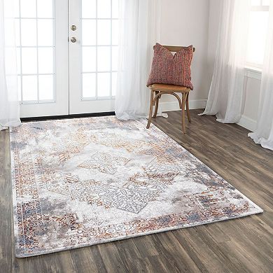 Alora Decor Sky Ivory Contemporary Boho Area Rug