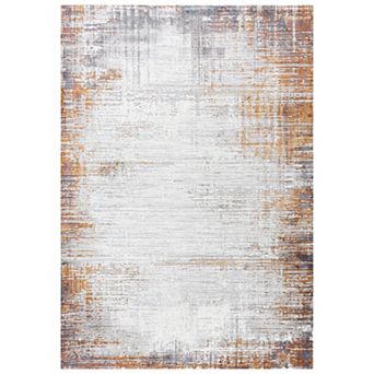 Alora Decor Mia Ivory Contemporary Patterned Area Rug