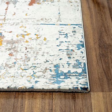 Alora Decor Una Ivory Patterned Area Rug