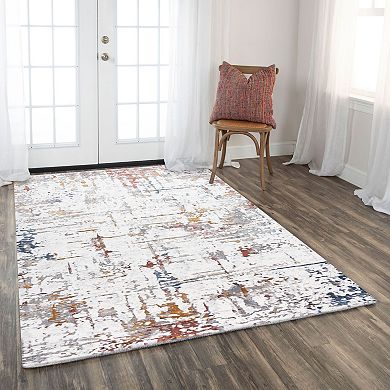 Alora Decor Una Ivory Patterned Area Rug
