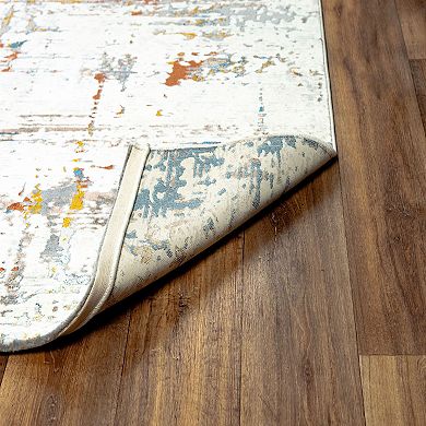 Alora Decor Una Ivory Patterned Area Rug