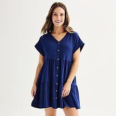 V-Neck Hardware One-Piece Swimsuit