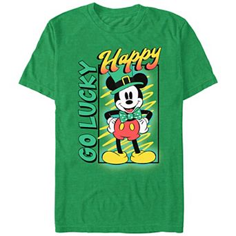 Disney's Mickey Mouse Go Lucky Men's Graphic Tee
