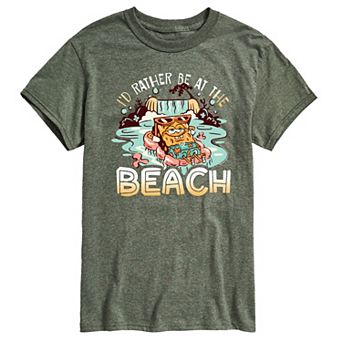 Men's SpongeBob SquarePants Beach Graphic Tee