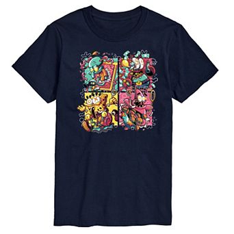 Men's SpongeBob SquarePants Krusty Group Graphic Tee