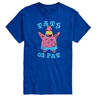 Men's SpongeBob SquarePants Tats on Pat Graphic Tee