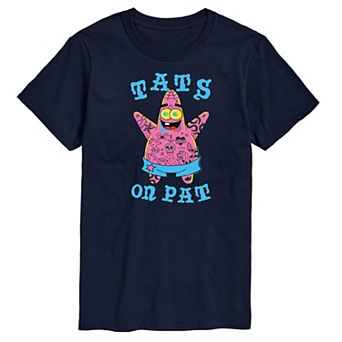 Men's SpongeBob SquarePants Tats on Pat Graphic Tee