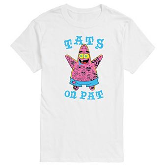 Men's SpongeBob SquarePants Tats on Pat Graphic Tee