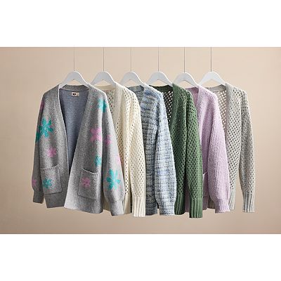 Girls 6-20 SO® Open Stitch Cardigan in Regular & Plus Size