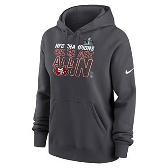 Women's Nike San Francisco 49ers 2023 NFL Conference Champions Trophy Hoodie