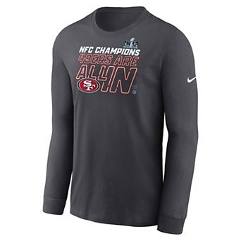 Men's Nike San Francisco 49ers 2023 NFL Conference Champions - Trophy Collection Long Sleeve Tee