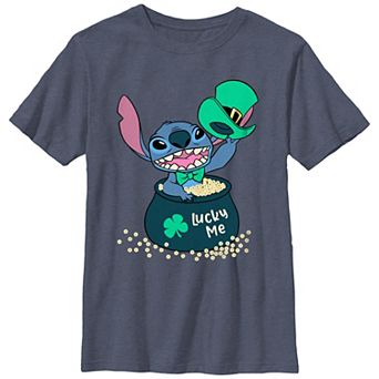 Disney's Lilo & Stitch Lucky Me Stitch Boys Graphic Tee