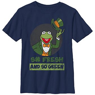 Boys Muppets Kermit So Fresh And So Green Graphic Tee
