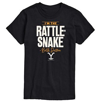 Men's Yellowstone Beth Dutton Rattlesnake Graphic Tee