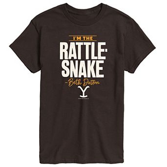 Men's Yellowstone Beth Dutton Rattlesnake Graphic Tee