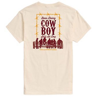 Men's Yellowstone Been Doing Cowboy Graphic Tee