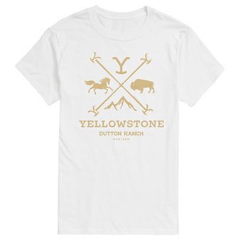 Men's Yellowstone Branding Iron Badge Graphic Tee