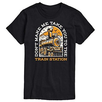 Men's Yellowstone Take You Train Station Graphic Tee