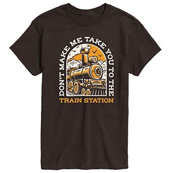Men's Yellowstone Take You Train Station Graphic Tee