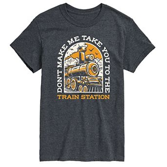 Men's Yellowstone Take You Train Station Graphic Tee