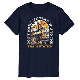 Men's Yellowstone Take You Train Station Graphic Tee
