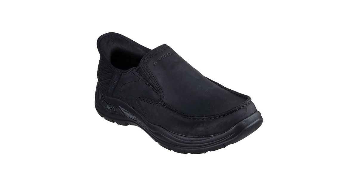 black skechers dress shoes Skechers | Shoes | Skechers 6511 Mens Dress Knit Oxford Relaxed Fit Lace Up Black  Shoes