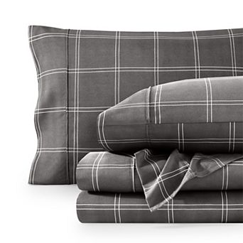 Bare Home Ultra Soft Double Brushed Printed Sheet Set