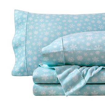 Bare Home 100% Cotton Printed Flannel Sheet Set